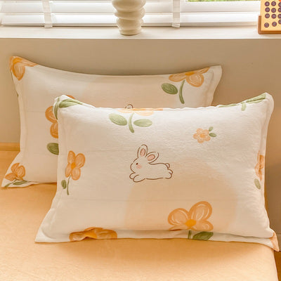 Juego de Cama Invierno Franela Coral 4 Piezas - Funda Nórdica y Sábanas Gruesas - Image 28