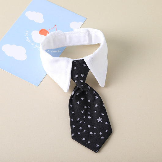 Babero Elegante para Mascotas Estilo Gentleman con Toalla Absorbente - Image 11
