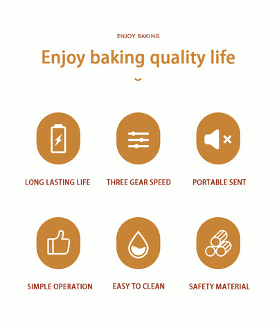Batidor Eléctrico Inalámbrico para Repostería y Pastelería - Image 12