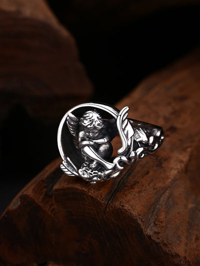 Anillo de Plata 925 Cupido Ángel Ajustable - Image 7