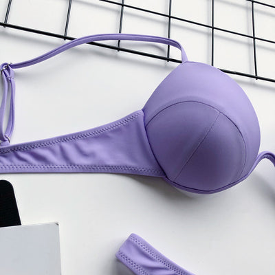 Bikini con Copa Rígida y Fruncido - Image 36