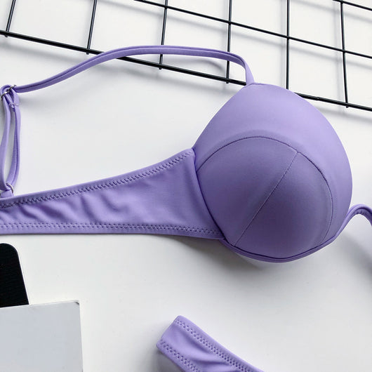 Bikini con Copa Rígida y Fruncido - Image 36