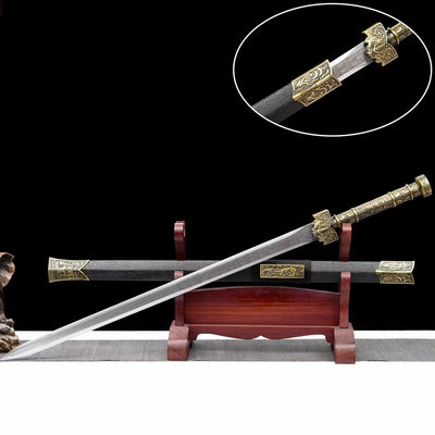 Espada Estilo Han de Acero Manganeso Forjada - Conmemoración Militar - Image 7
