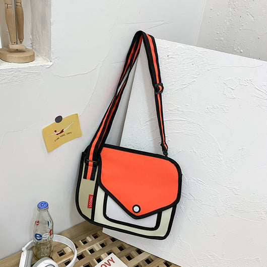 Bolsa Bandolera Unihombro Diseño Geométrico Minimalista - Image 13