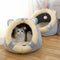 Villa Casa para Gatos Cerrada - Cama Confortable