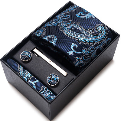Corbata Jacquard Profesional Tejida en Trama para Negocios - Image 48