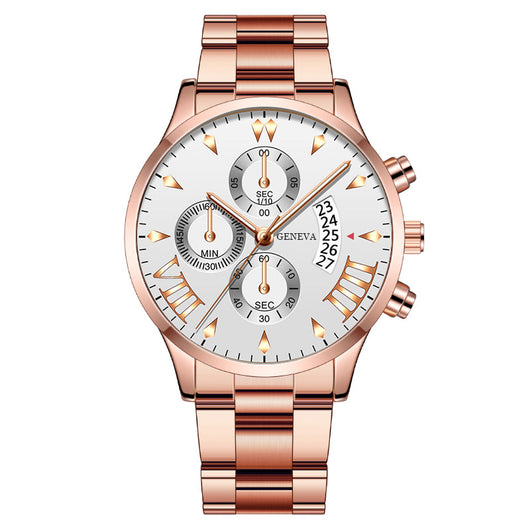 Reloj de Pulsera para Hombre con Calendario y Correa de Acero - Image 26