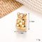 Jeans Button Hole Shoes Diy Accessories Bright Crystal Classic Estilo Ornament Accessories Upper Pearl Flower C260 Transparente