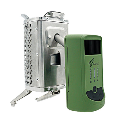 Estufa de Camping Plegable con Generador Térmico y Detección Inteligente - Image 5