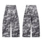 Pantalones Holgados Camuflaje Estilo Street Americano - Pierna Ancha Casual