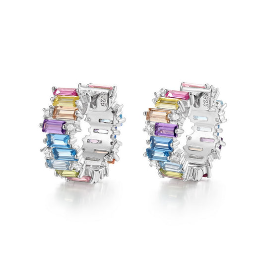 Aretes de Circonio con Colores Irregulares - Image 5