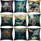Fundas de Almohada para Sofá con Estampado Mundo Marino Profundo