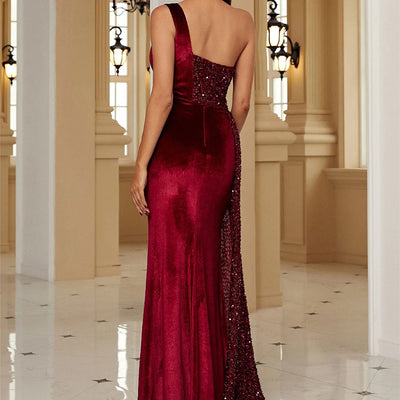 Vestido de Noche Strapless Elegante - Image 7