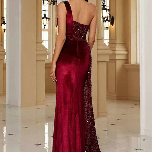 Vestido de Noche Strapless Elegante - Image 7