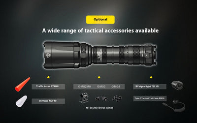 Linterna Táctica LED Recargable con Control Magnético y Atenuación Inteligente - Image 17