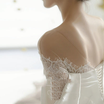 Vestido de Novia Gasa Estilo Francesa - Image 5
