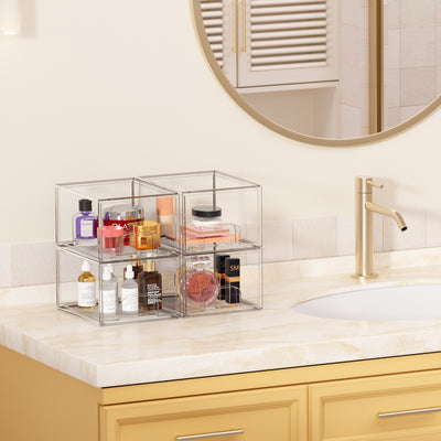 Organizador de Cosméticos Apilable con Cajones Transparentes - Image 21