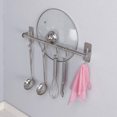 Escurridor de Platos y Ollas de Pared Sin Perforación en Acero Inoxidable - Image 11