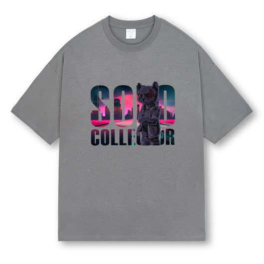 Playera Holgada con Estampado de Oso Cartoon para Hombre - Image 6