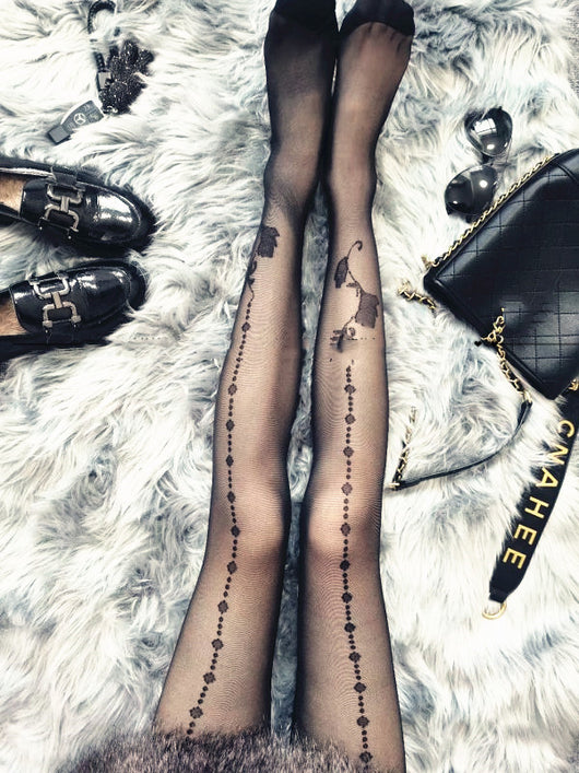 Medias Transparentes Negras Sexy para Mujer - Image 39