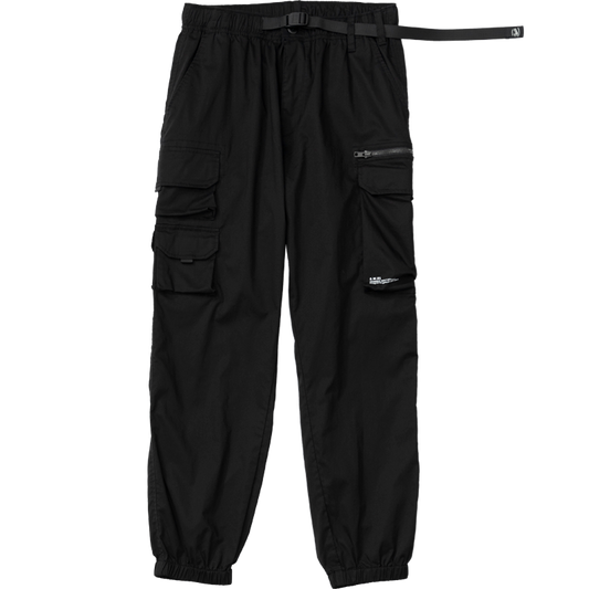 Pantalones de Trabajo Holgados con Cintura Elástica y Múltiples Bolsillos - Image 2