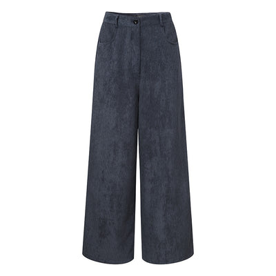 Pantalones de Pana Cintura Alta Pierna Ancha para Mujer - Image 10