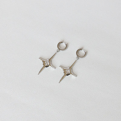 Pendientes de Cruz con Brillantes, Diseño Sencillo y Elegante - Image 19