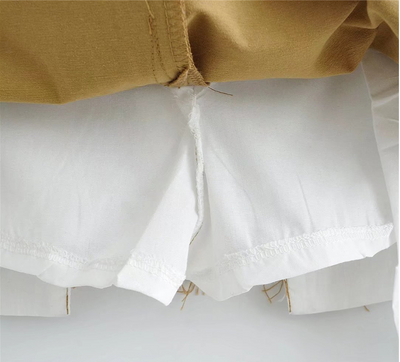 Falda Plisada Estilo Workwear Cintura Baja Efecto Dos Piezas - Image 21