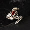 925 Sterling Plateado Jewelry Vintage Thai Plateado Personality Scorpion King Men's Live Ring Plateado Adjustable opening