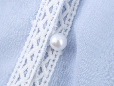 Blusa Elegante con Encaje y Mangas Linterna - Image 12