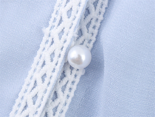 Blusa Elegante con Encaje y Mangas Linterna - Image 12