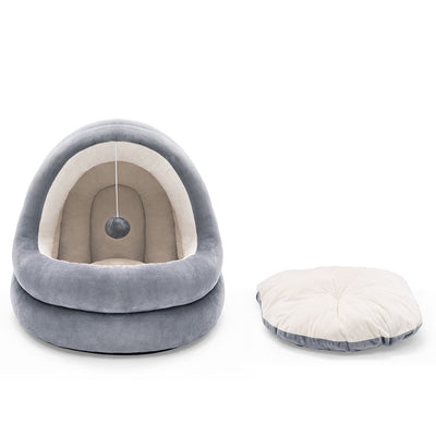 Cama Sofá para Gatos y Gatitos - Casa Acogedora de Felpa Premium - Image 8
