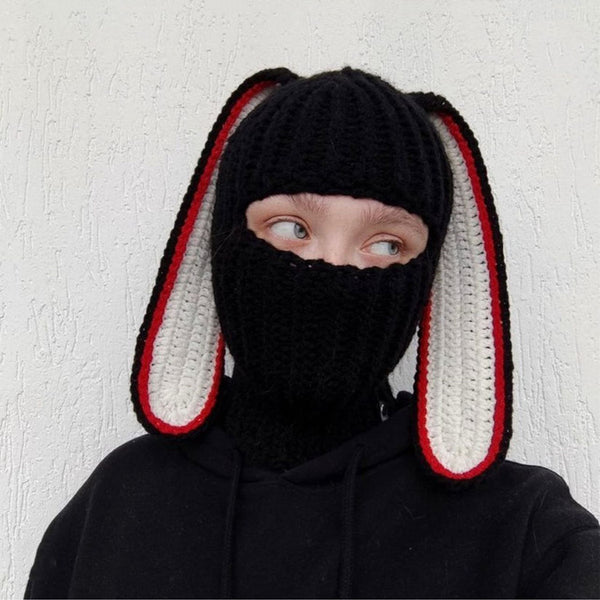 Gorro de Lana Tejido con Protección Auditiva y Diseño Infantil