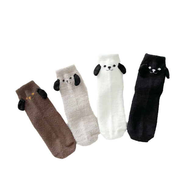 Calcetines Invierno Niños y Niñas Forro Polar Australiano Gruesos