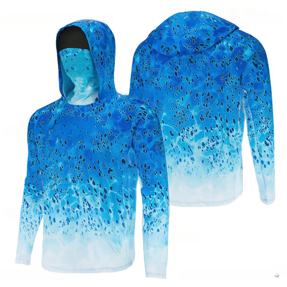 Camisa de Pesca Deportiva Manga Larga con Protección Solar