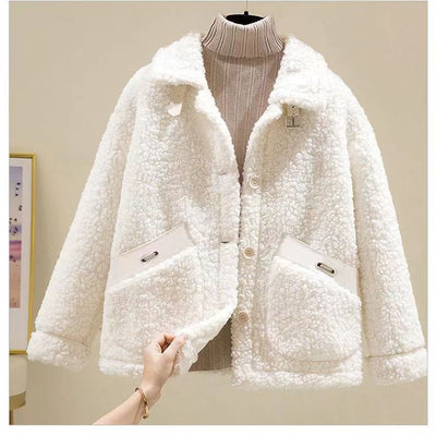 Abrigo Cálido Oversize con Forro Polar para Mujeres Petite - Image 14