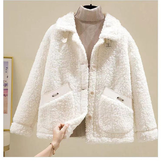 Abrigo Cálido Oversize con Forro Polar para Mujeres Petite - Image 14