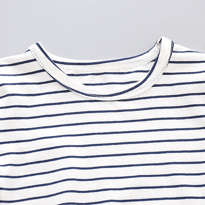 Conjunto Infantil Dos Piezas con Babero - Playera Cuello Redondo Manga Corta - Image 21