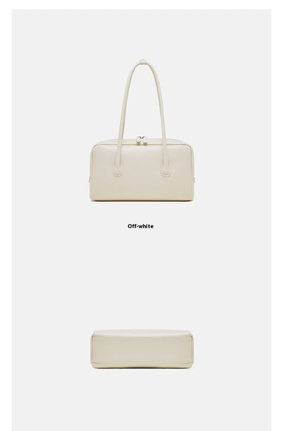 Bolso Boston de Cuero Genuino para Mujer - Portátil y Elegante - Image 37