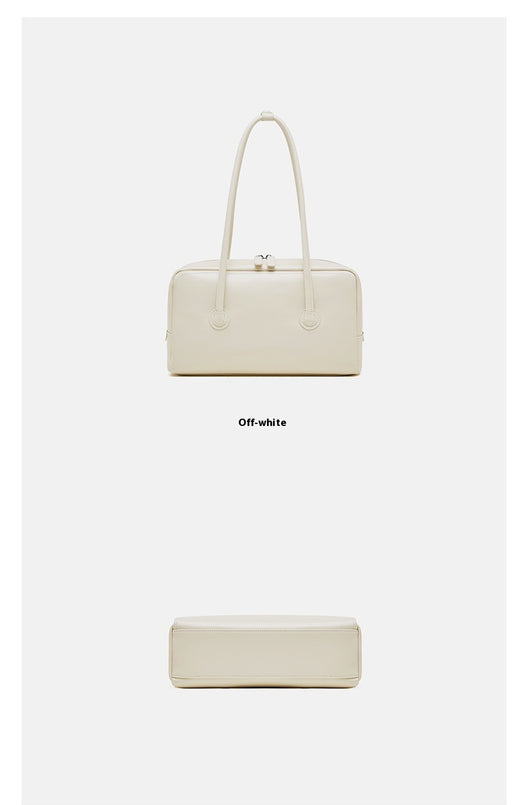 Bolso Boston de Cuero Genuino para Mujer - Portátil y Elegante - Image 37