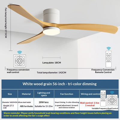 Ventilador de Techo con Luz Integrada Moderno y Minimalista - Image 13
