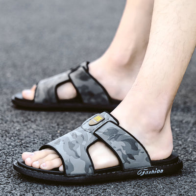 Sandalias de Cuero Piel Suave Antideslizantes para Hombre - Zapatos de Playa - Image 5