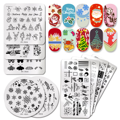 Plantilla de Estampado para Uñas - Kit Profesional de Transferencia - Image 4