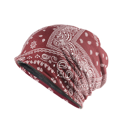 Gorro Térmico Unisex Invierno con Estampado Floral - Protección Contra el Viento - Image 8