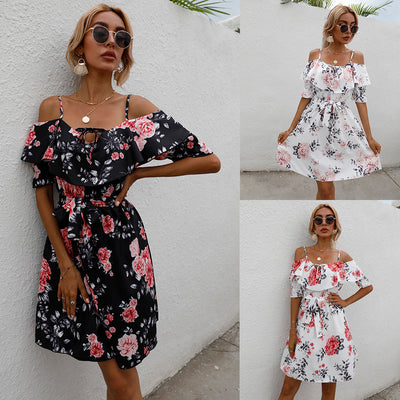 Vestido de Tirante Único con Estampado - Image 7