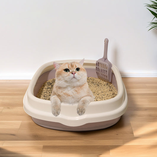 Arenero Entrenamiento para Gatos y Perros con Pala Antisalpicaduras - Image 2