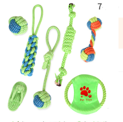 Juego de Juguetes de Cuerda para Perros y Gatos - Limpieza Dental y Entretenimiento