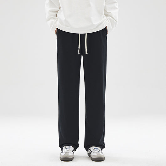 Pantalones Deportivos Grises con Efecto Drapeado para Hombre - Image 6