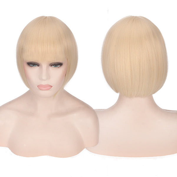 Peluca Cosplay Bob Corto - Estilo Versátil y Transformación Instantánea - Image 19