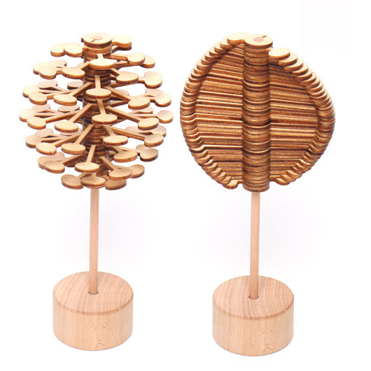 Peonza de Madera Giratoria Serie Fischer - Juguete Descompresivo Creativo - Image 15